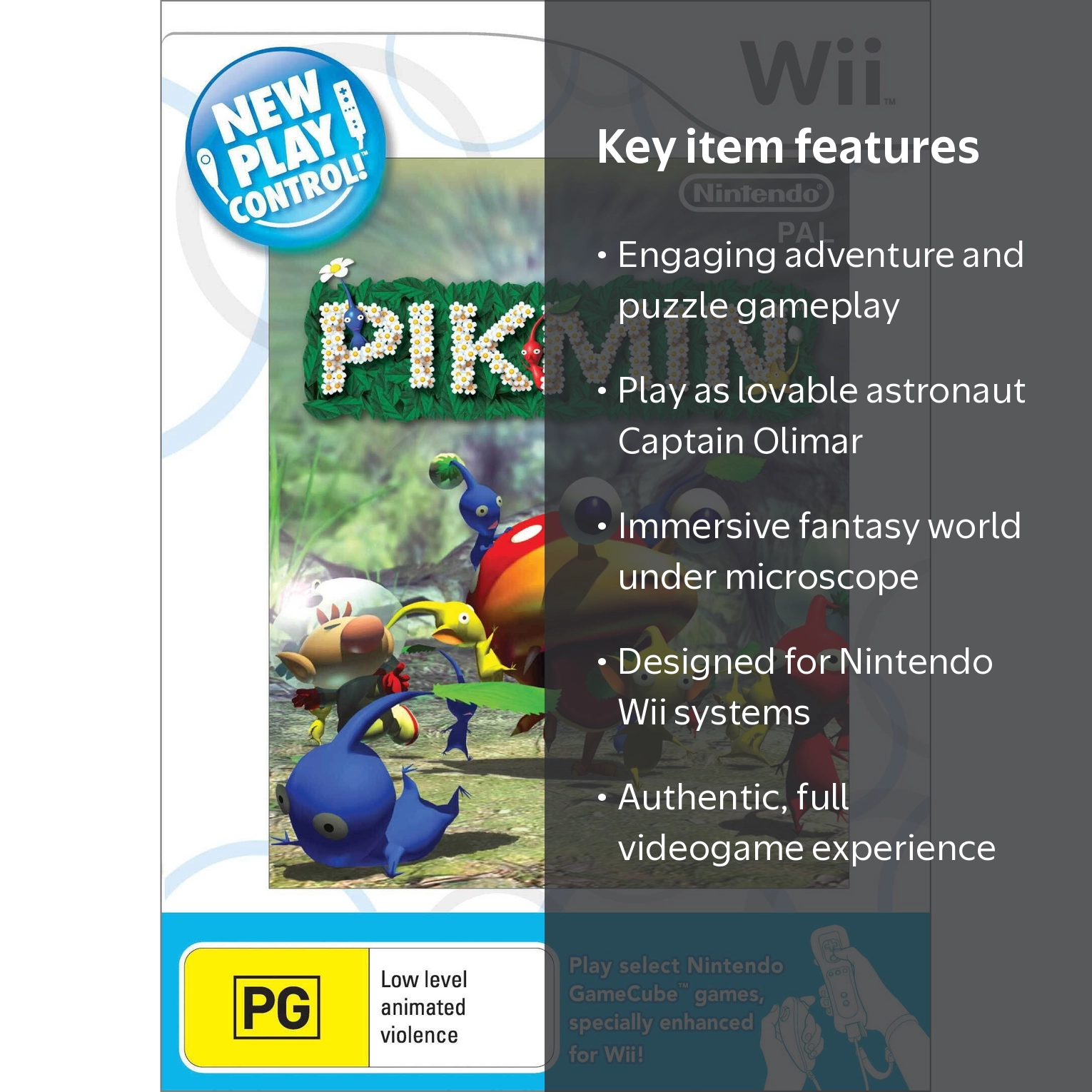 Nintendo Wii Pikmin Video Game - Unique Adventure Puzzle
