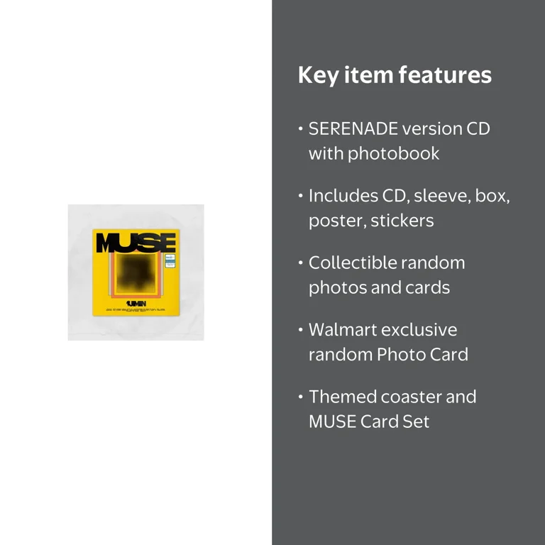 Jimin (BTS) - MUSE (SERENADE Ver.) (Walmart Exclusive) - CD