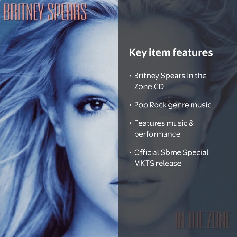 Britney Spears - In the Zone - Music & Performance CD - Walmart.com