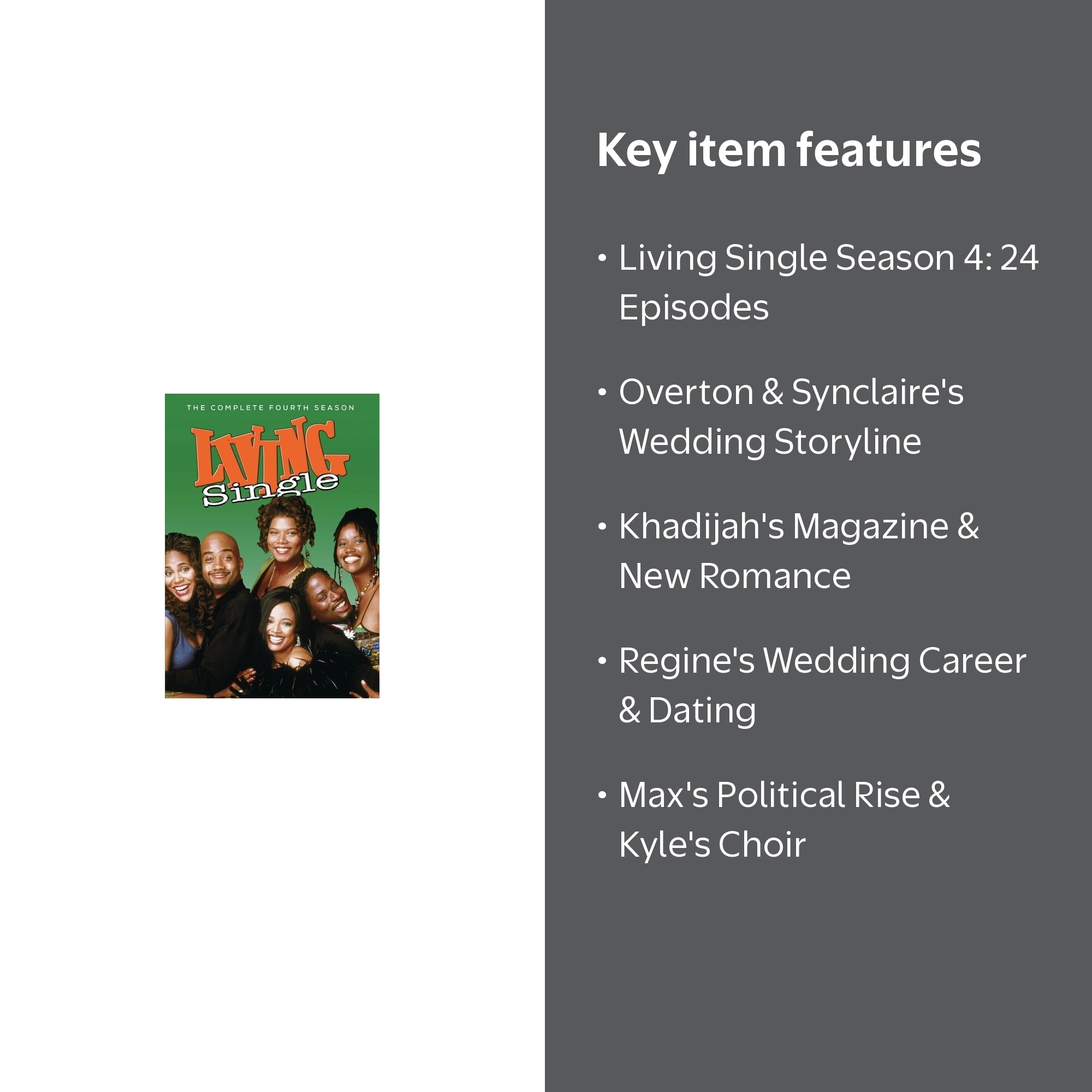 Warner Archives: Living Single Complete Fourth Season DVD - Comedy