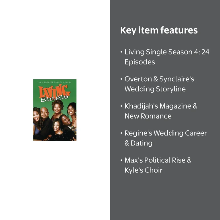 Warner Archives: Living Single Complete Fourth Season DVD - Comedy