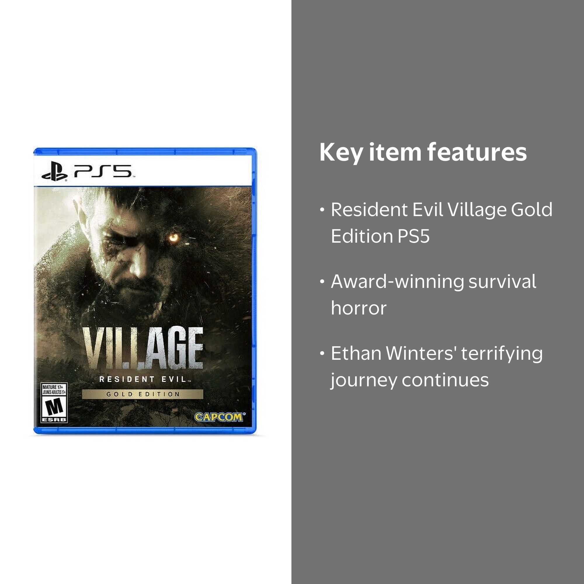 Blinov Resident Evil Village Gold Edition PS5 Video Game Survival
