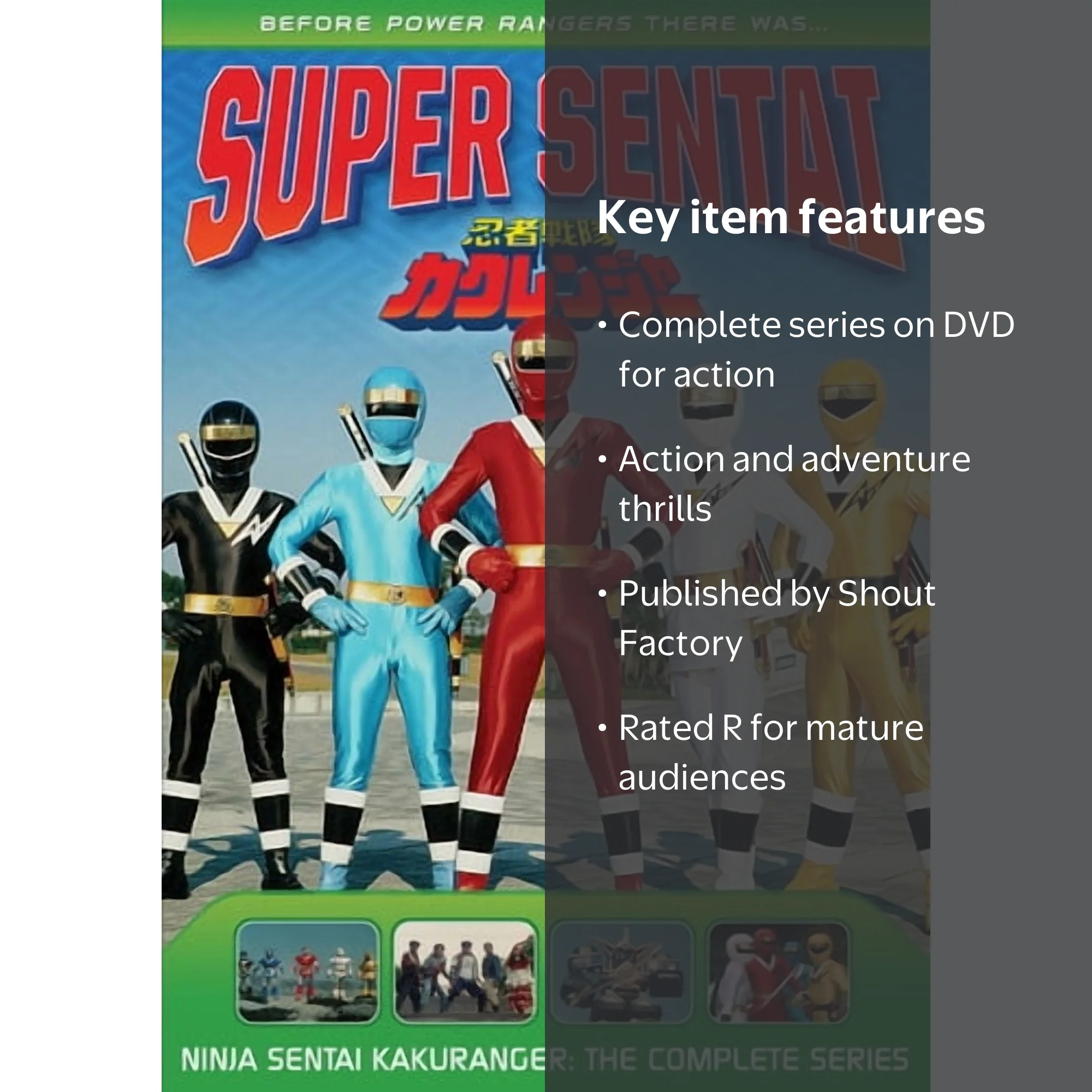 Power Rangers: Ninja Sentai Kakuranger- The Complete Series (DVD