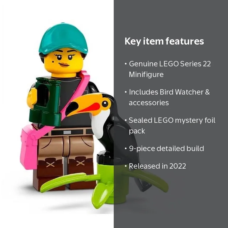LEGO, Minifigure Series 22 Bird Watcher, 71032, Sealed - Walmart.com
