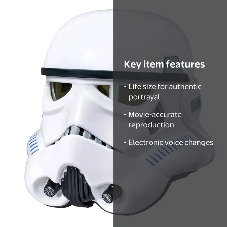 Hasbro, Imperial Stormtrooper Life Size Electronic Helmet, Star