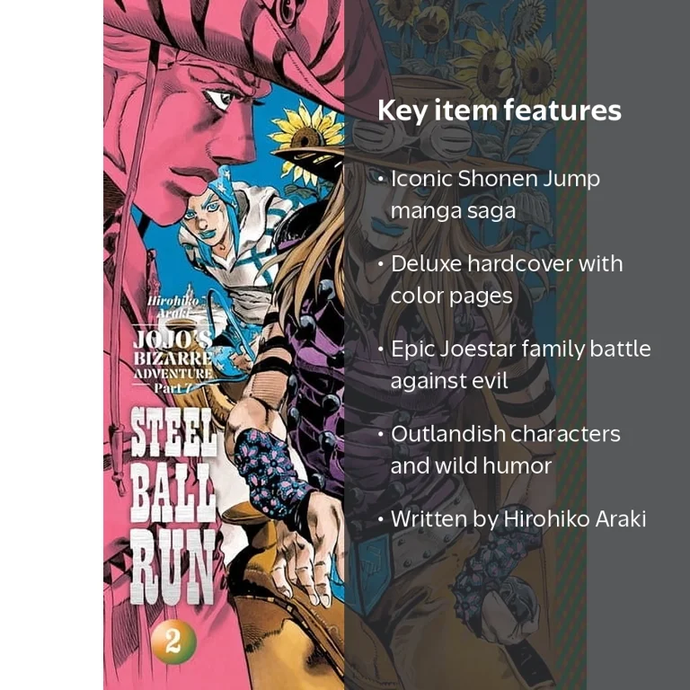 JoJo's Bizarre Adventure: Part 7--Steel Ball Run, Vol. 2 - Walmart.com