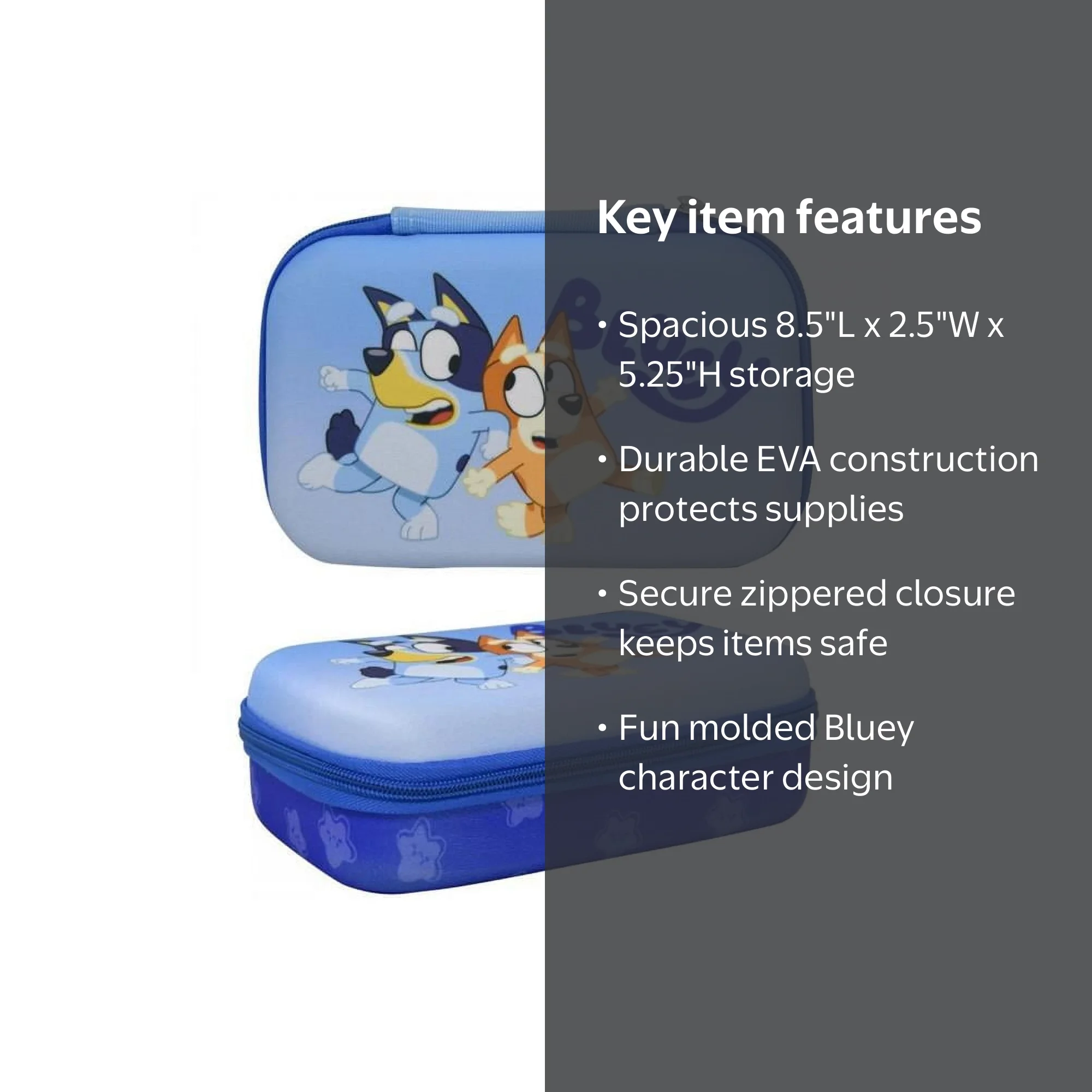 Innovative Designs, Bluey & Bingo EVA Pencil Case, 8.5