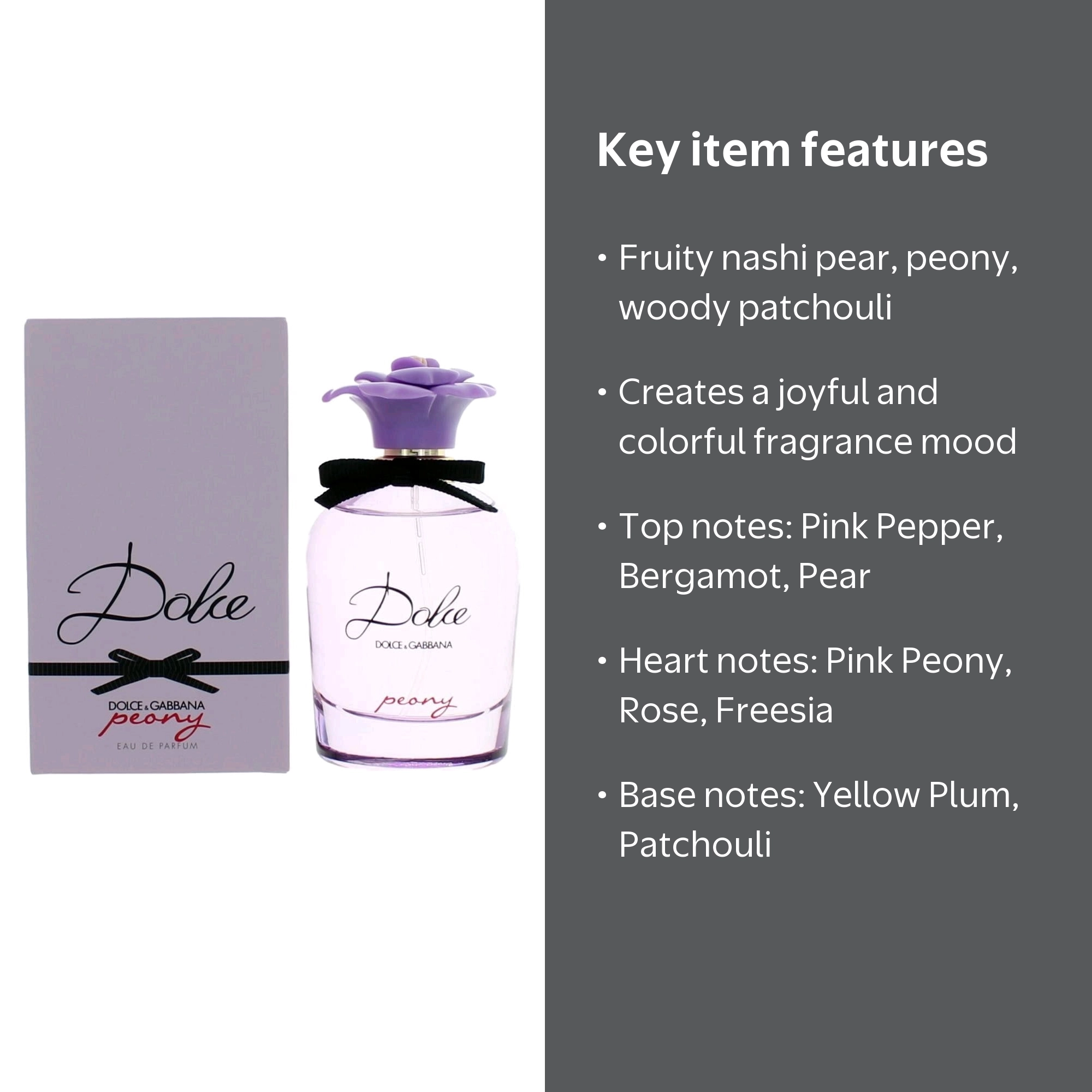 Dolce & Gabbana Dolce Peony Eau De Parfum Spray - 1 oz Feminine
