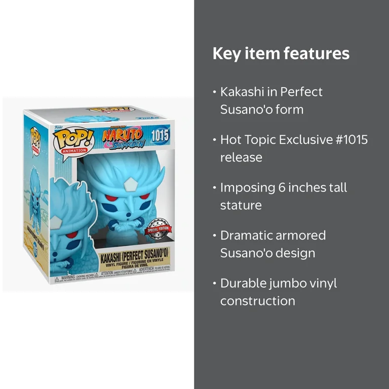 Funko POP! Anime Edition: Naruto Shippuden Kakashi Perfect Susano