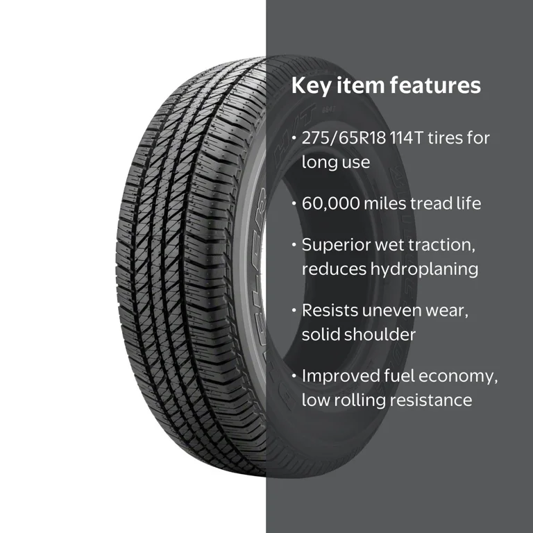 Bridgestone Dueler H/T 684 II 275/65R18 114 T Tire - Walmart.com