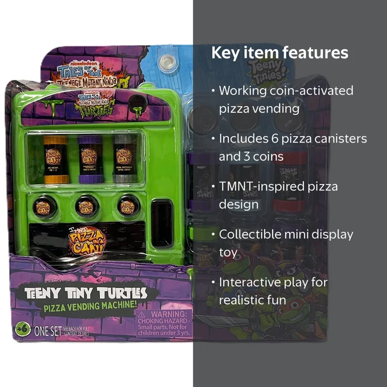 Teenage Mutant Ninja Turtles Teeny Tiny Turtles Working Pizza