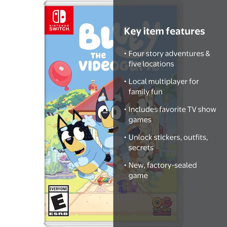 Bluey: The Videogame- Nintendo Switch - Walmart.com