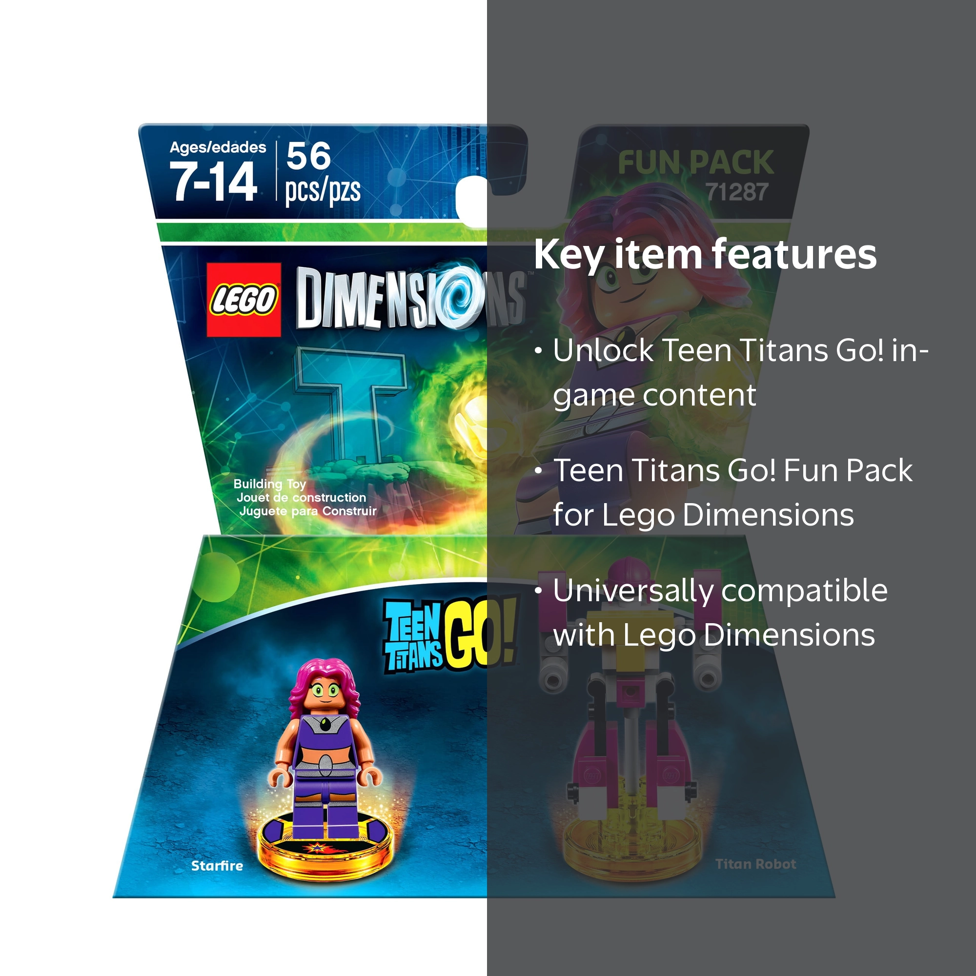 Lego Dimensions Teen Titans Go Fun Pack (Universal) - Walmart.com