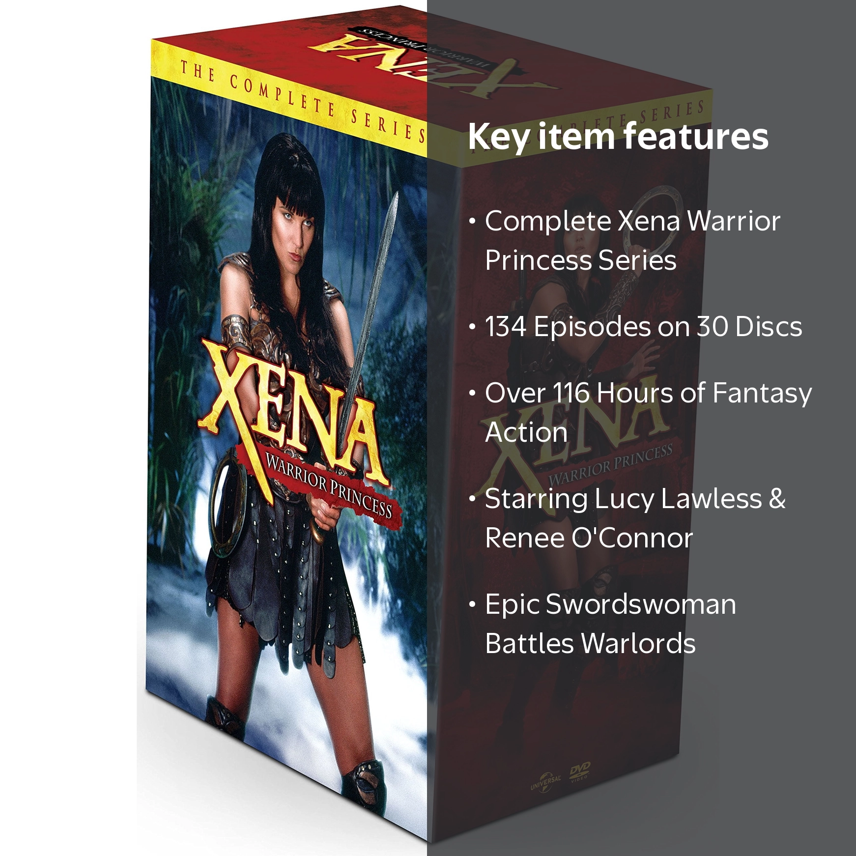 Xena: Warrior Princess - Complete Series on 30 DVDs, Fantasy