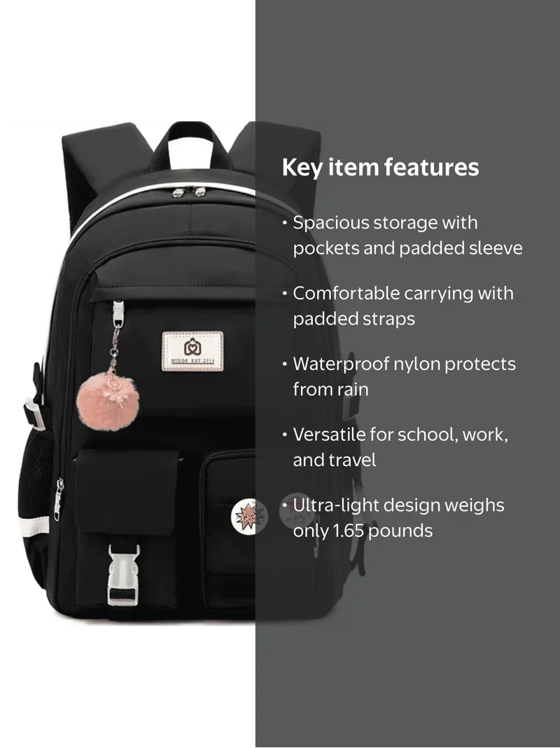 backpack vs laptop bag college Expandable Travel Backpack, 17'' / Black but also in middle school Canvas Backpack with USB Charging