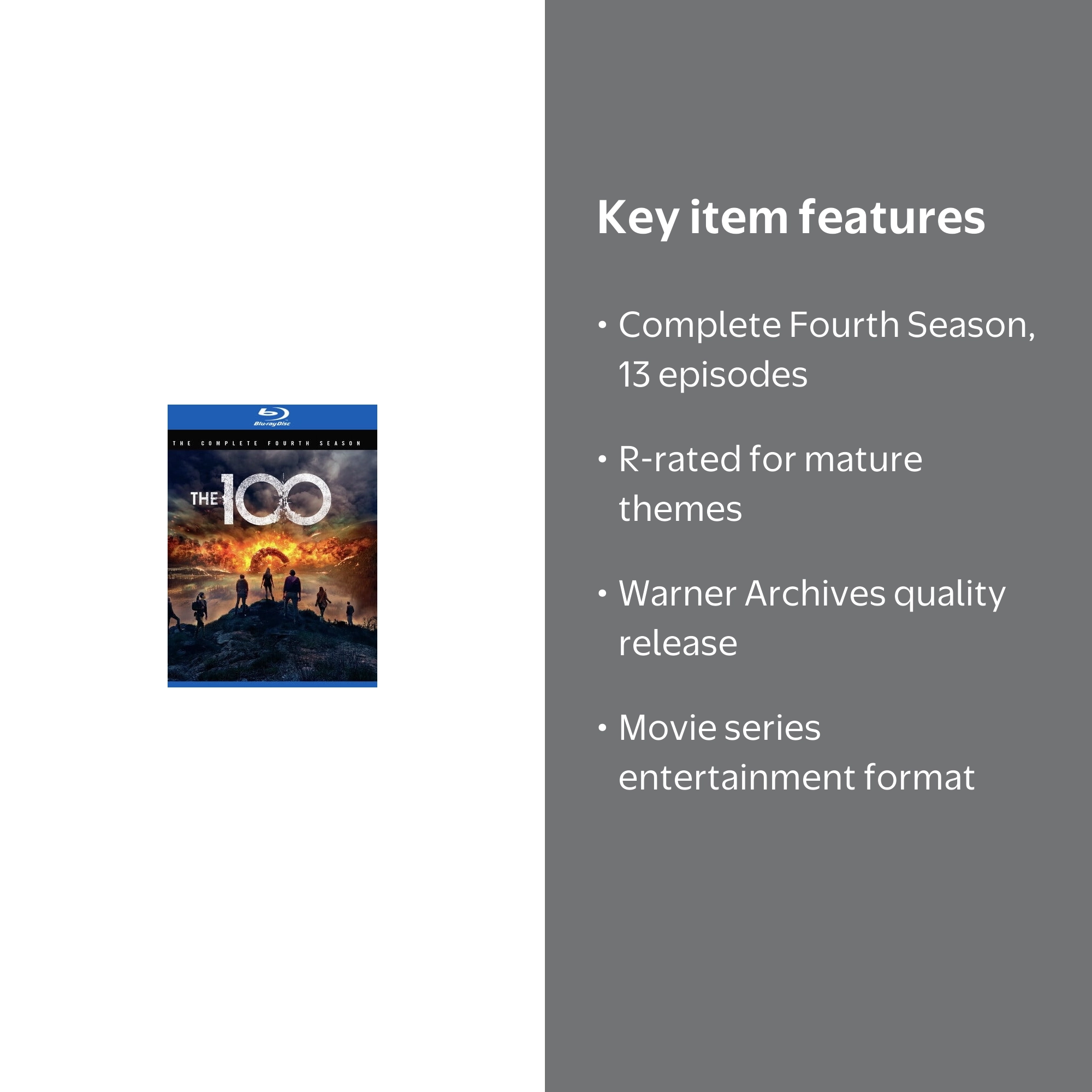 100 Stories Beyond The Limit 4枚組DVD The 100: The Complete Fourth Season - Walmart.com