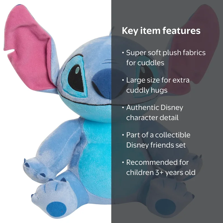Disney Stitch Super Stuffed Character, Collector Plushie Doll