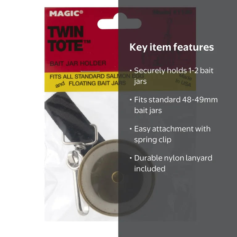 Magic Twin Tote Bait Jar Holder - Walmart.com