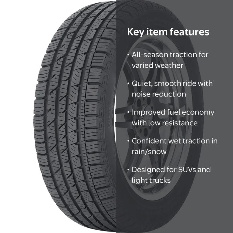 Continental, SUV/Crossover Tire, 225/65R17 102H, All Season