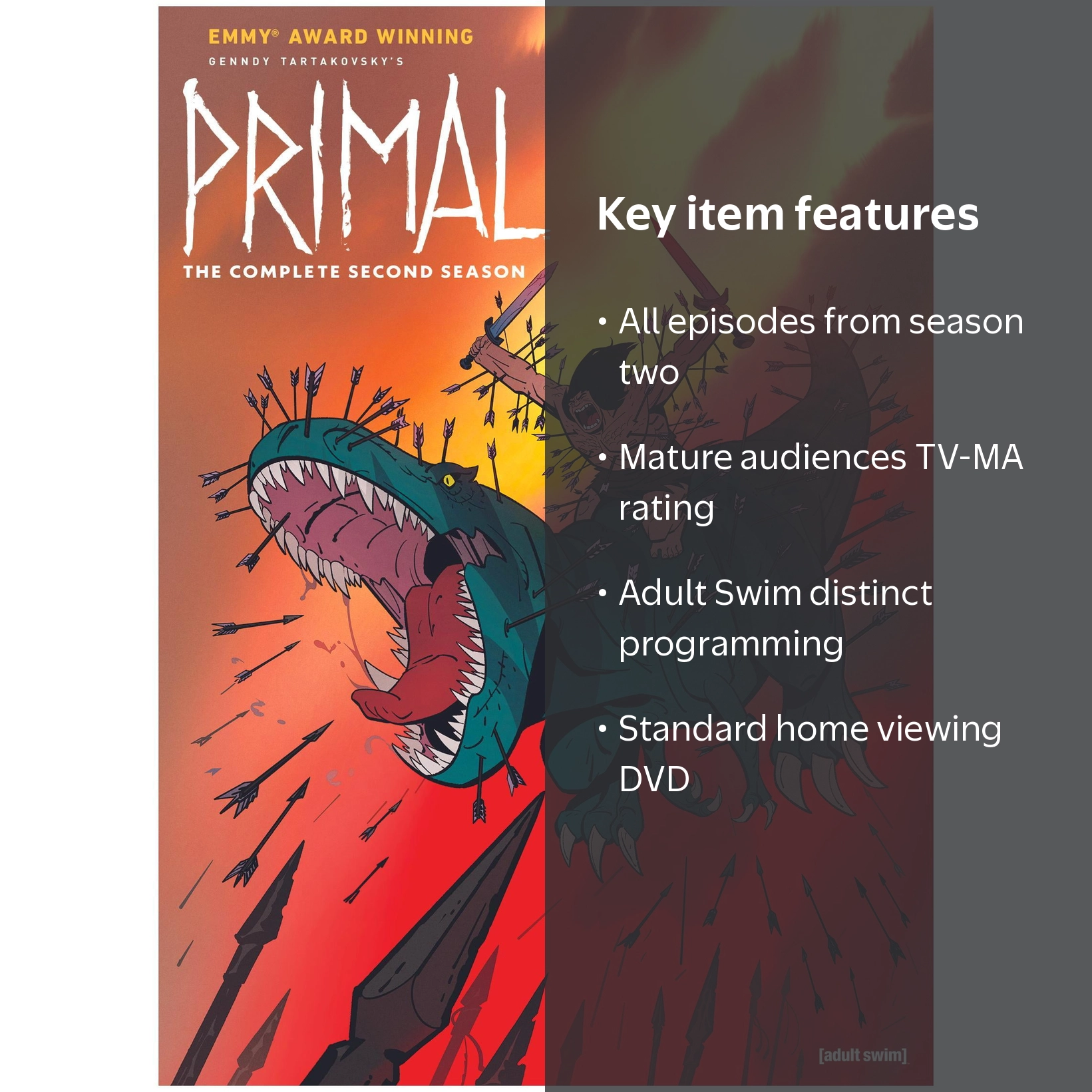 Genndy Tartakovsky's Primal: The Complete Second Season (DVD
