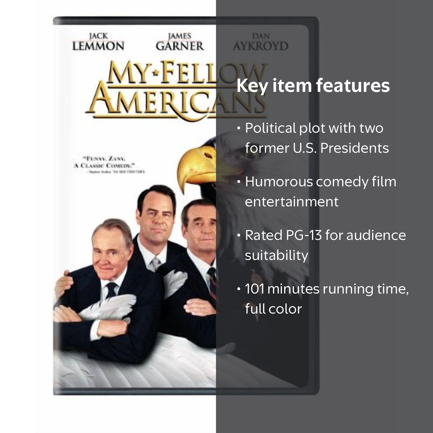 My Fellow Americans (DVD), Comedy, Warner Home Video, PG-13
