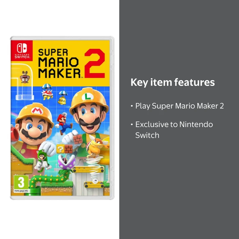 Nintendo Super Mario Maker 2, Switch Game - Walmart.com