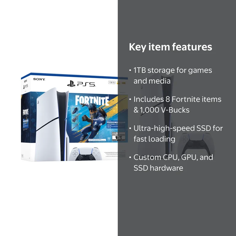 PlayStation 5 Console 1TB Fortnite - Flowering Chaos Bundle
