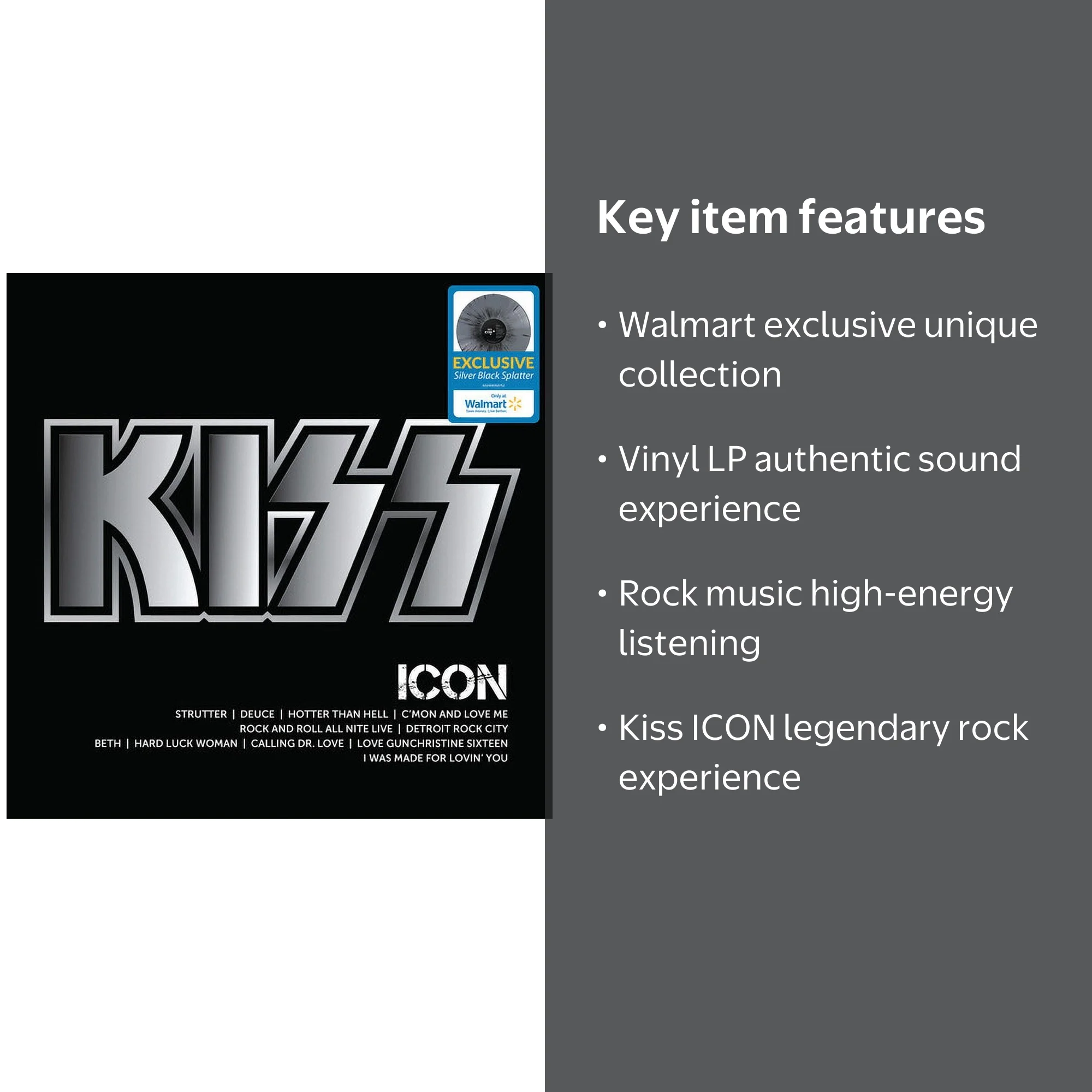 Kiss - ICON (Walmart Exclusive) - Music & Performance - Vinyl