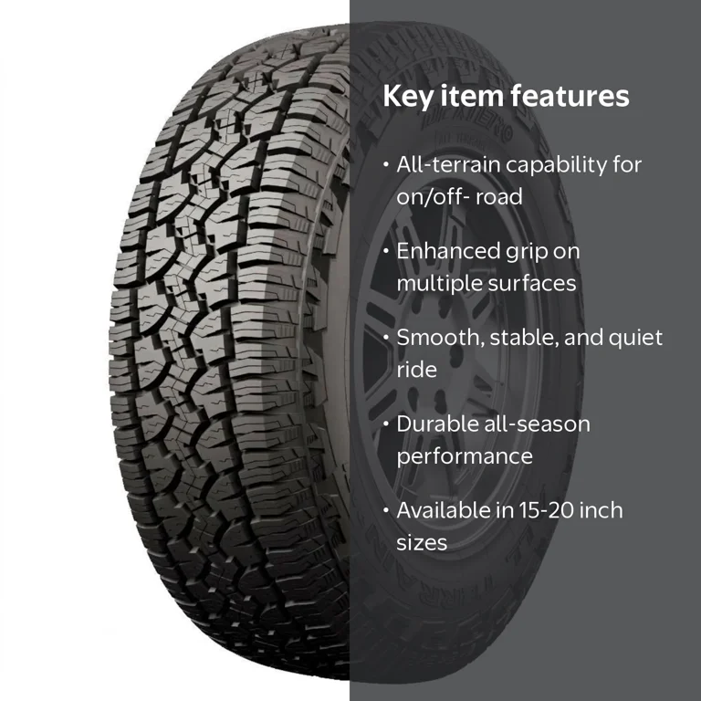 Dextero DAT1 All Terrain 245/75R16 120/116S Tire - Walmart.com