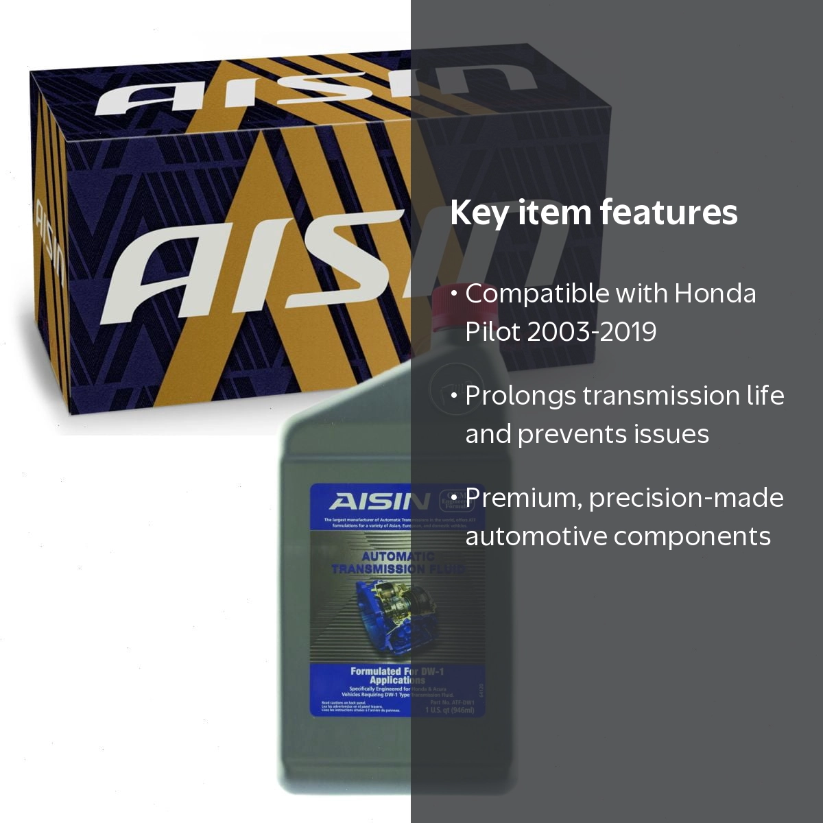 AISIN Transmission Fluid compatible with Honda Pilot 2003-2019