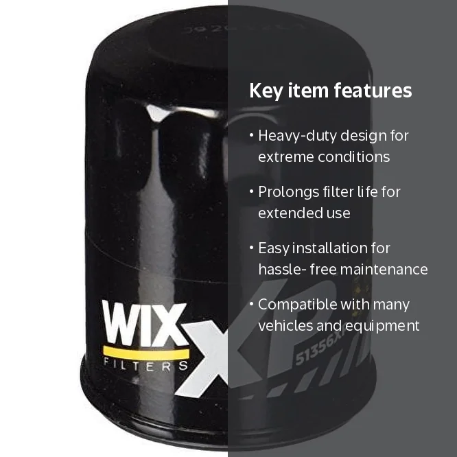 WIX Filters 51356XP Heavy Duty Motor Lube Oil Filter, 0.65 oz