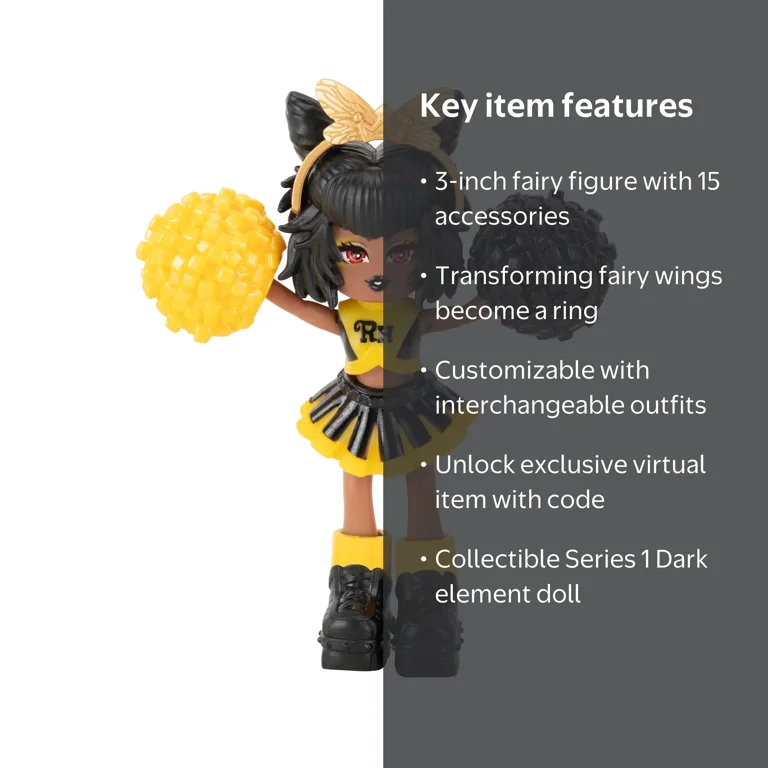 Royal High School Spirit Cheerleader Fashion Pack Dark Clothes