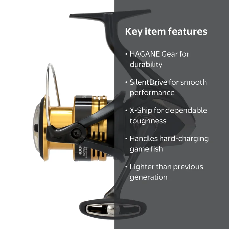 Shimano, Fishing Reel, Sahara 4000XG FJ, Gear Ratio 6.2:1
