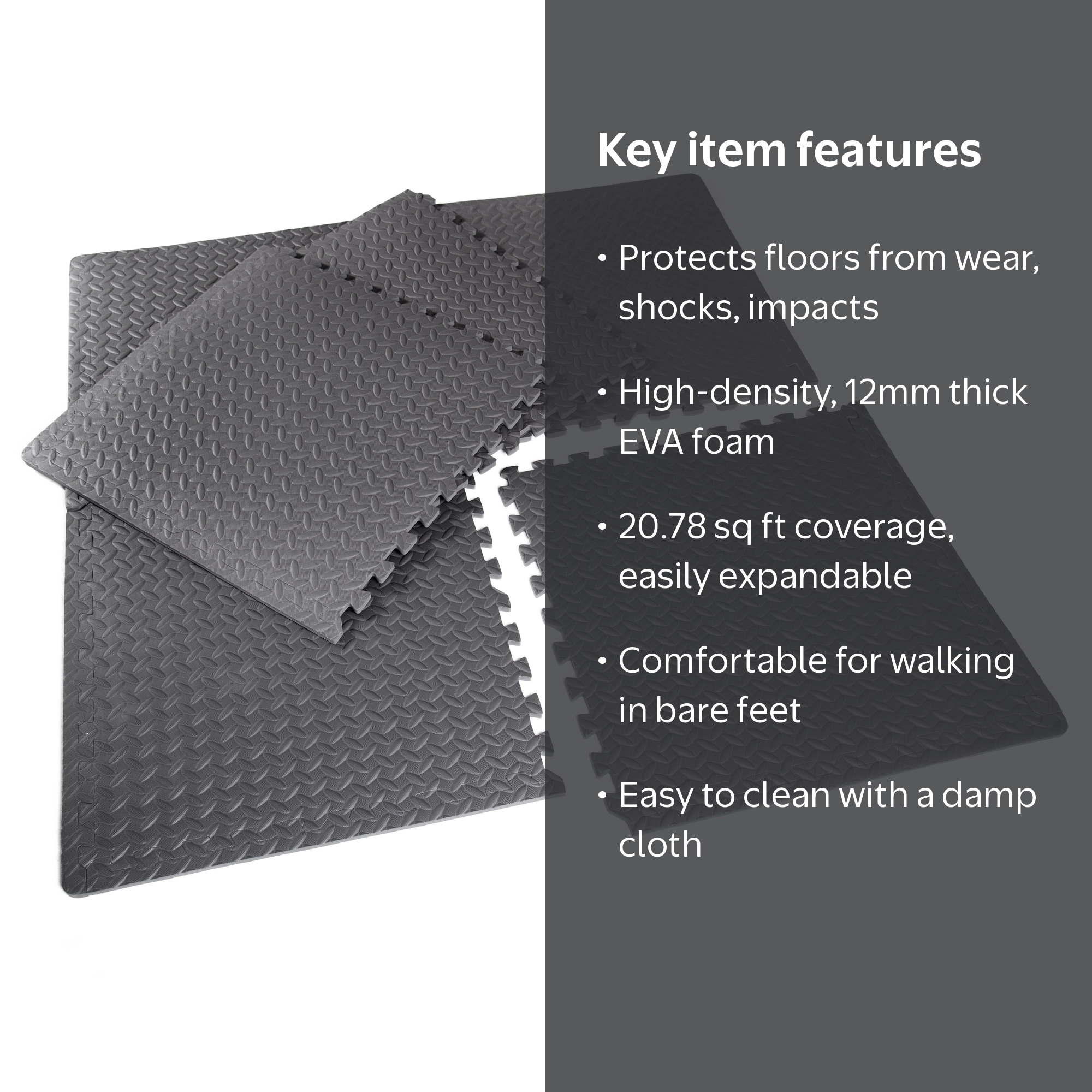 CAP High Density Interlocking Puzzle Mat Set - 22.3