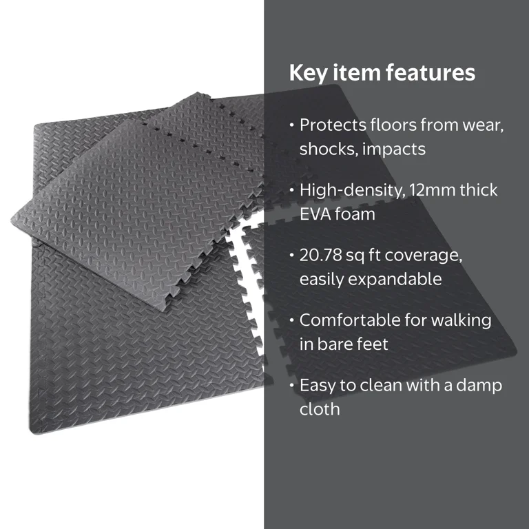 CAP High Density Interlocking Puzzle Mat Set - 22.3