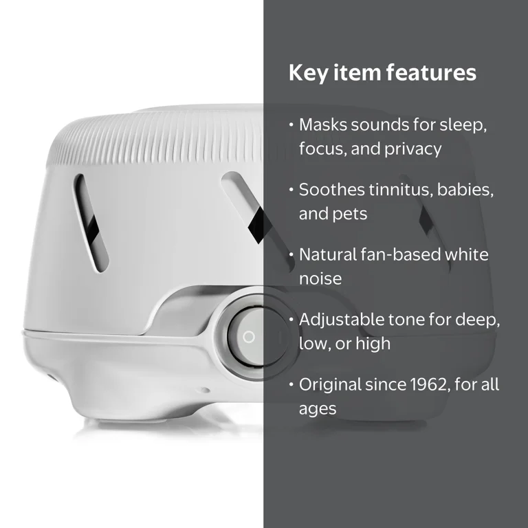 Yogasleep Dohm Uno Fan-Based White Noise Sound Machine, Single