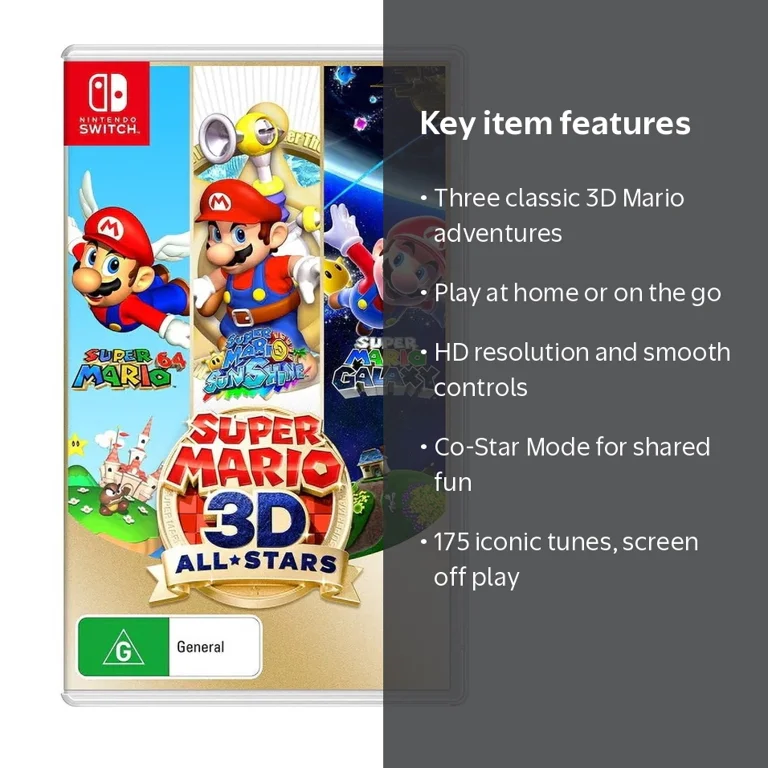 Super Mario 3D All-Stars Nintendo Switch (Region Free) NEW