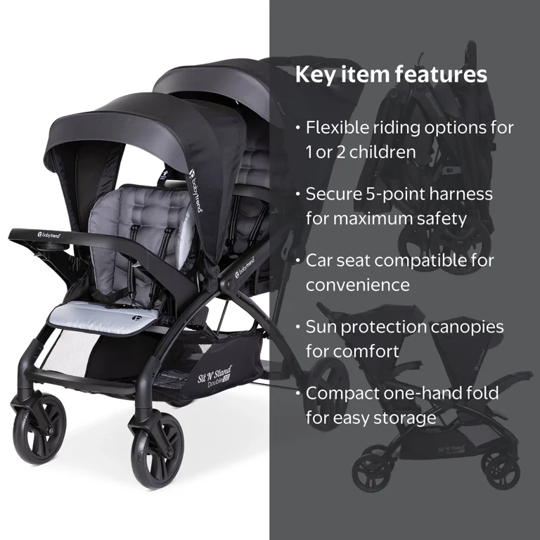 uppababy piggyback vista v2 / Vista / Vista V3 – Pump Station & Nurtury beanies Color:T1 Cybex Advanced Plate Loaded The PiggyBack board offers