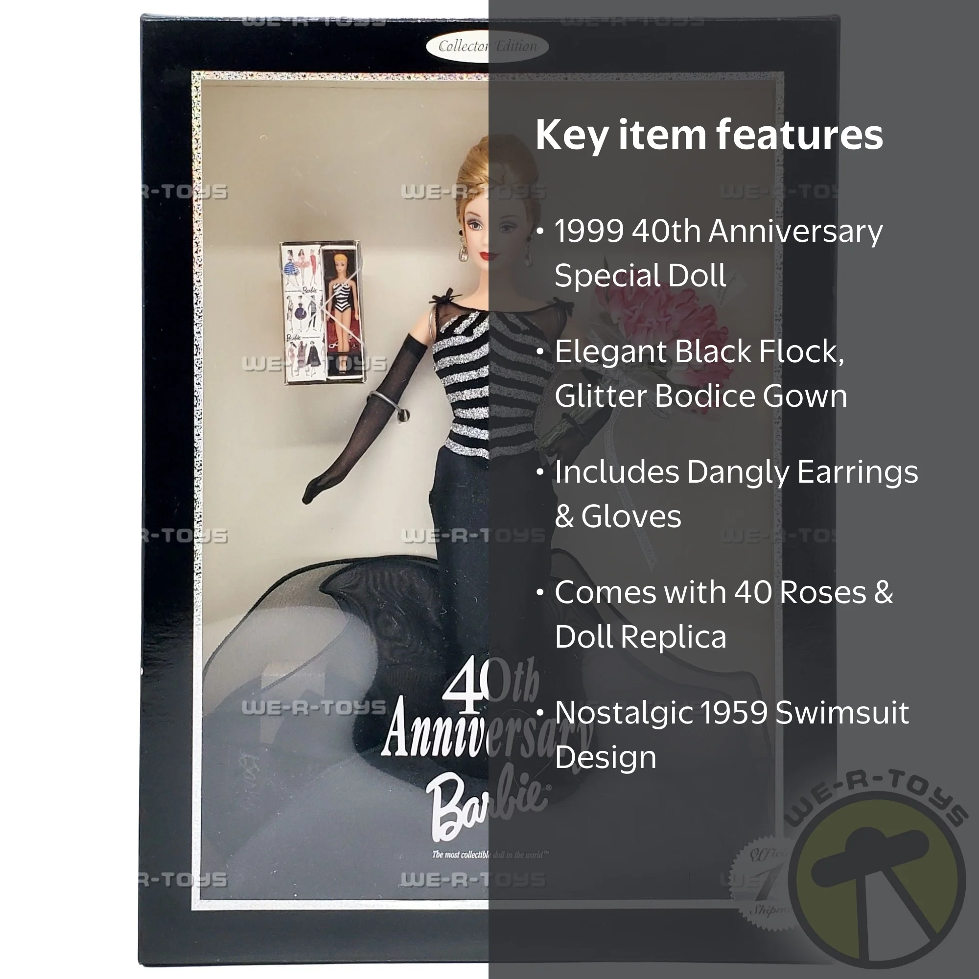 Mattel Vintage Collection: 40th Anniversary Barbie Doll Collector