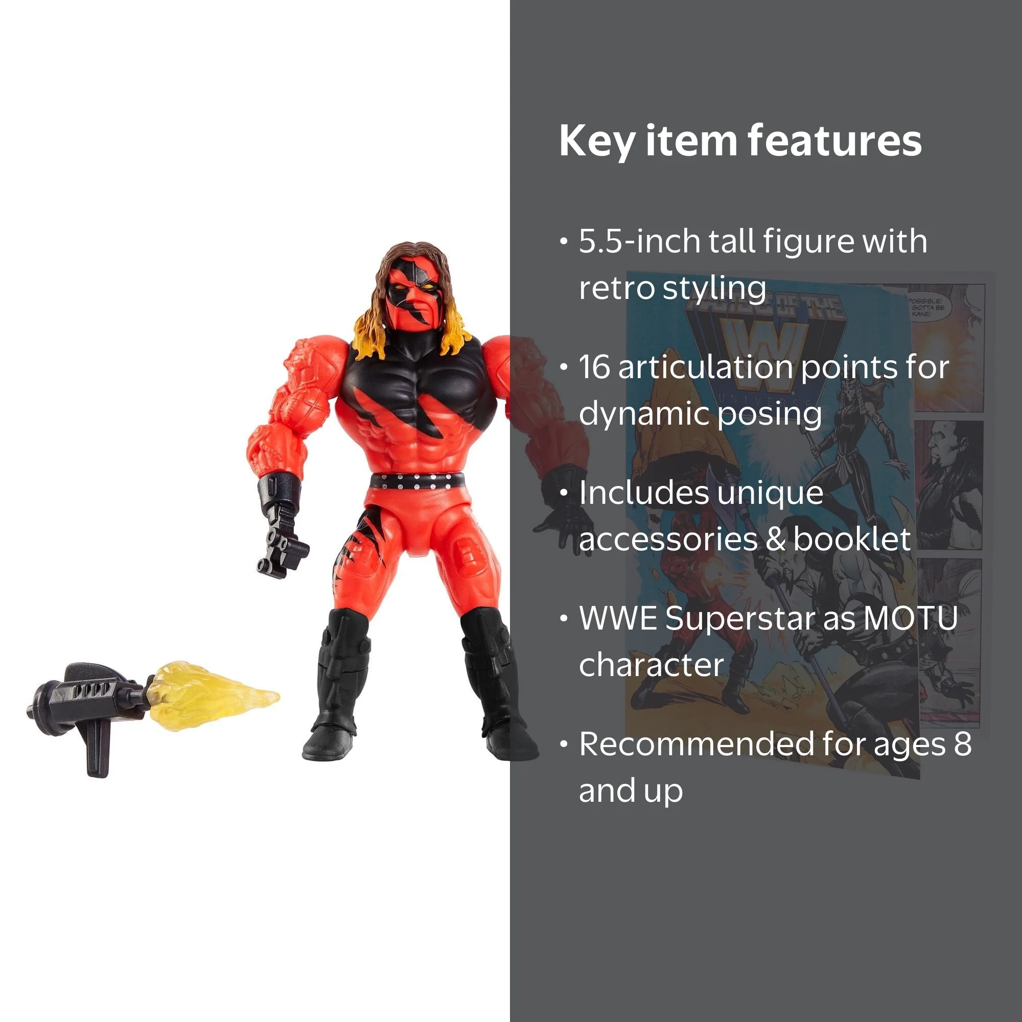 MINIX Sports #119 WWE Kane Figurine à collectionner 12 cm
