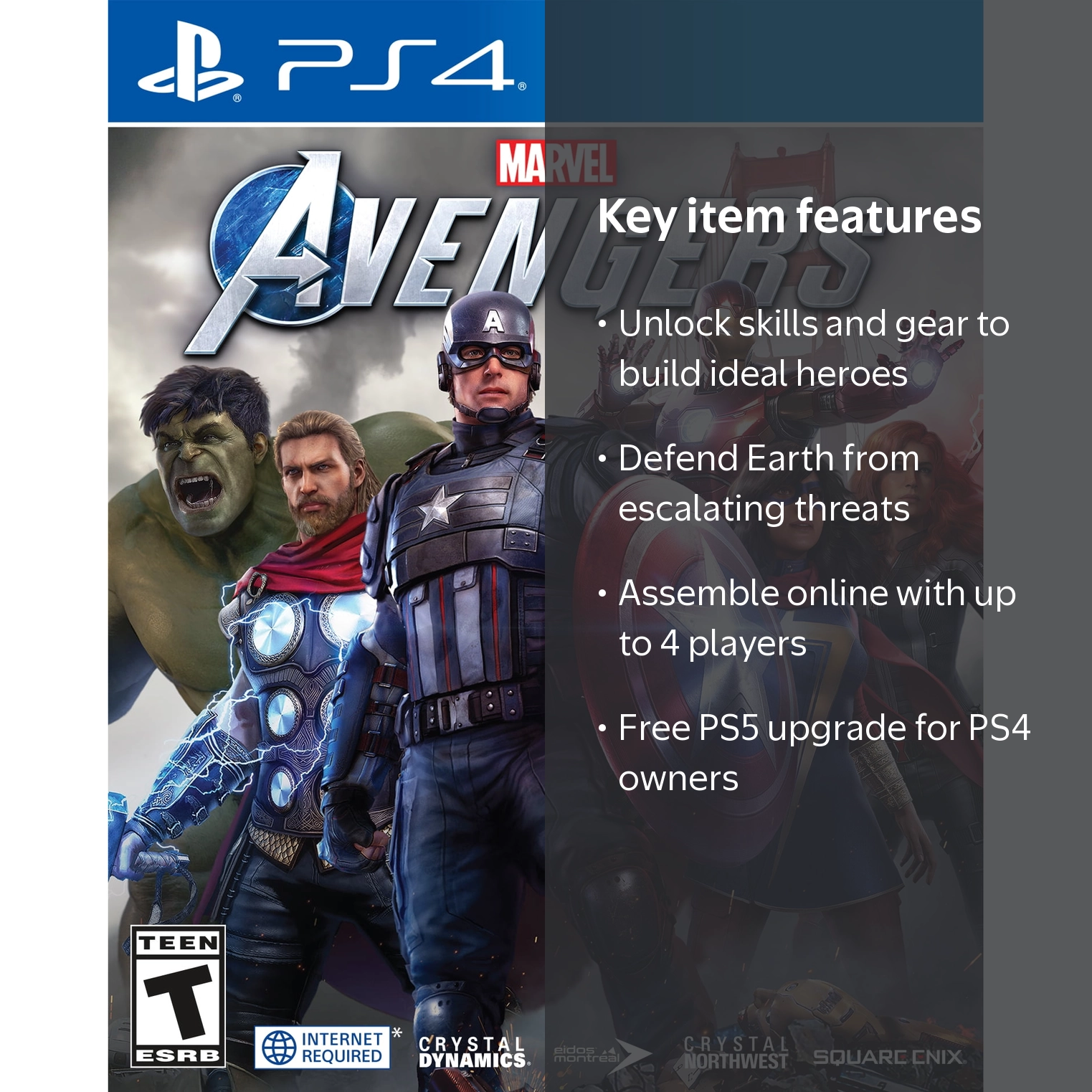 Walmart Exclusive: Marvel's Avengers - PlayStation 4, Pre-order