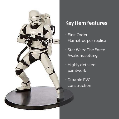 Star Wars The Force Awakens First Order Flametrooper PVC Figure