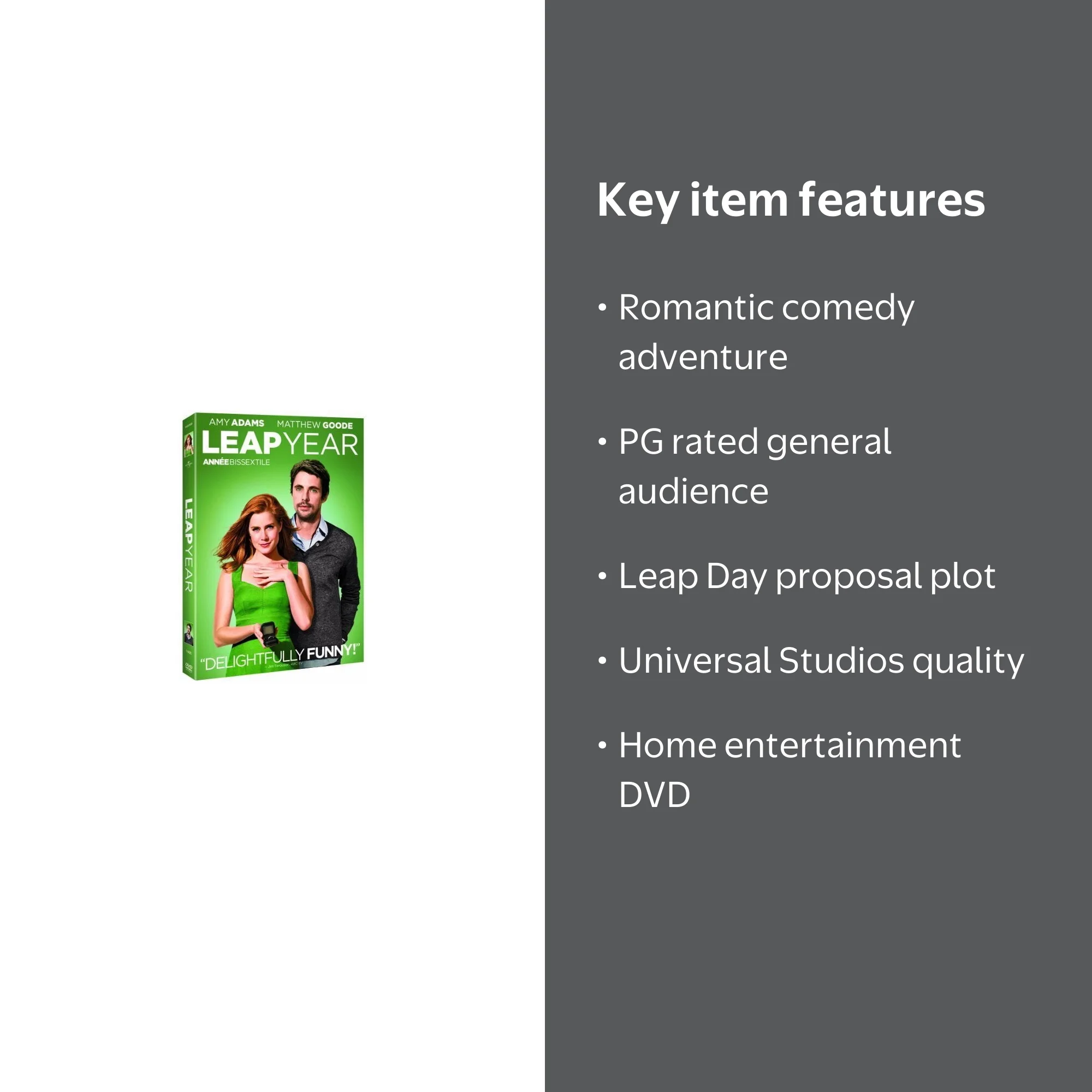 Universal Studios Leap Year DVD - Good Time Life Comedy - Walmart.com