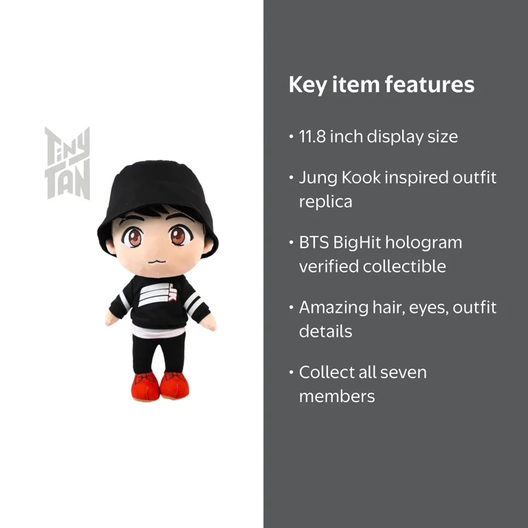 TinyTAN, Plush Doll, 11.8