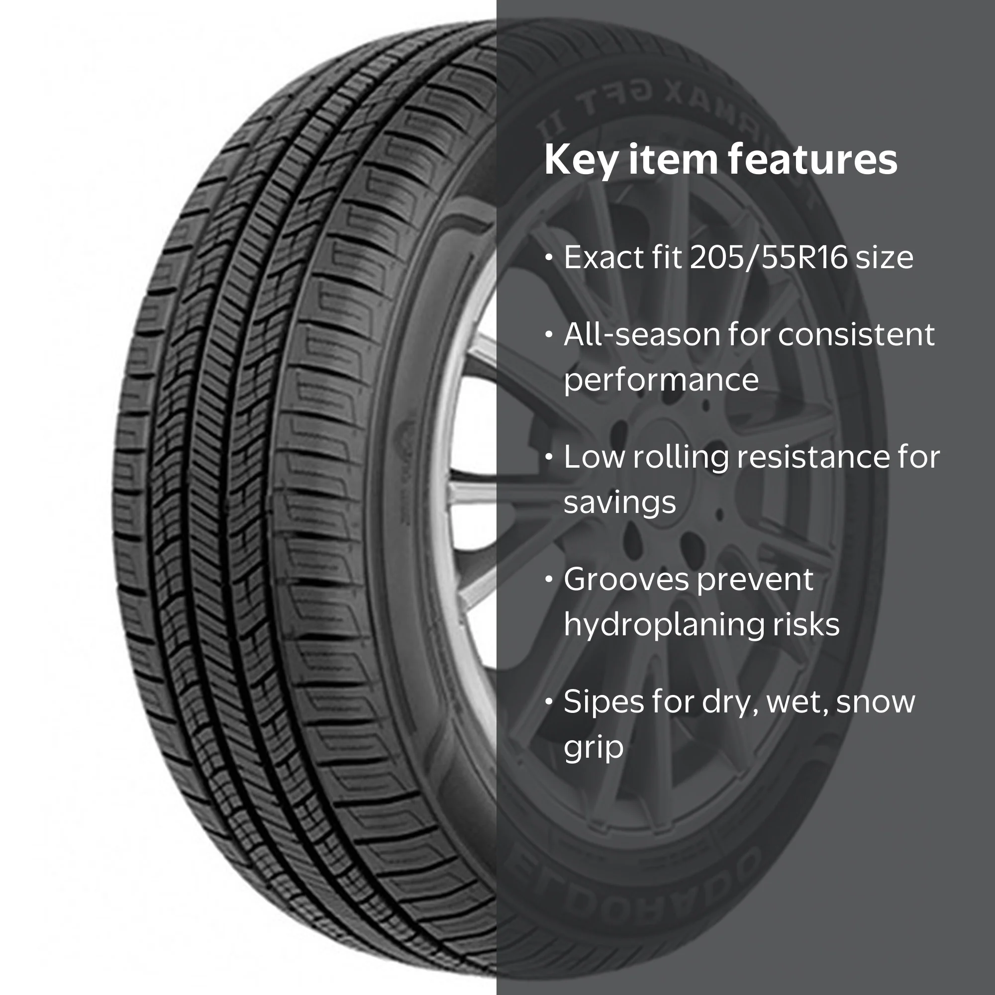 Eldorado Tourmax GFT II All Season 205/55R16 91H Passenger Tire