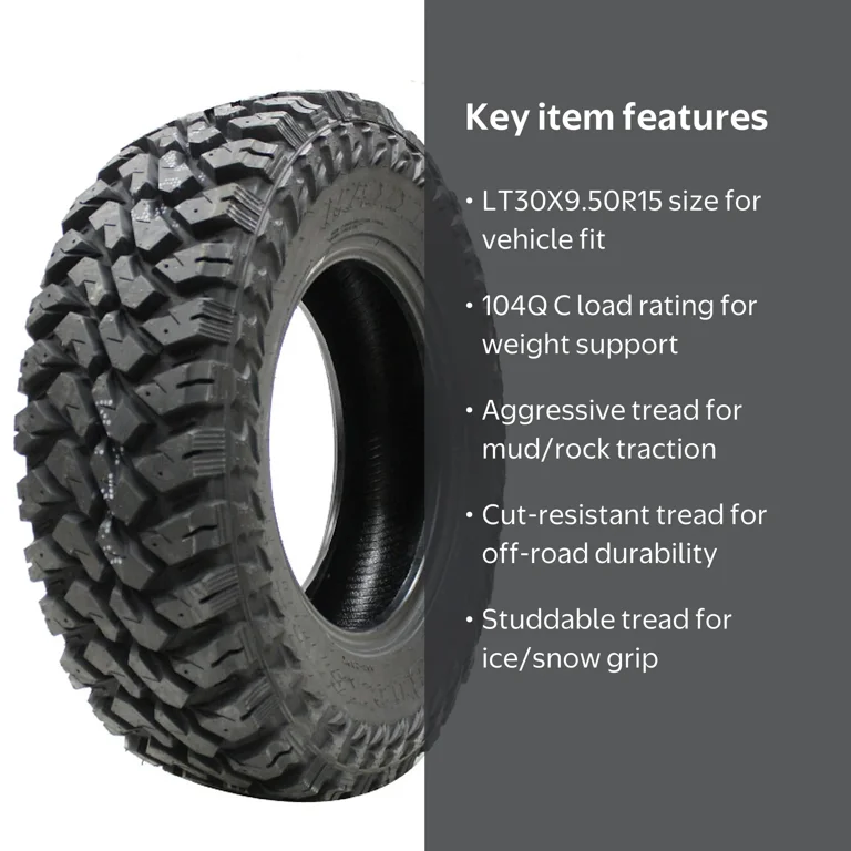 Maxxis Buckshot Mudder II MT-764 All-Season Mud Terrain Light