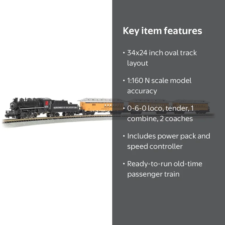 Bachmann Trains N Scale Durango and Silverton Electric Locomotive