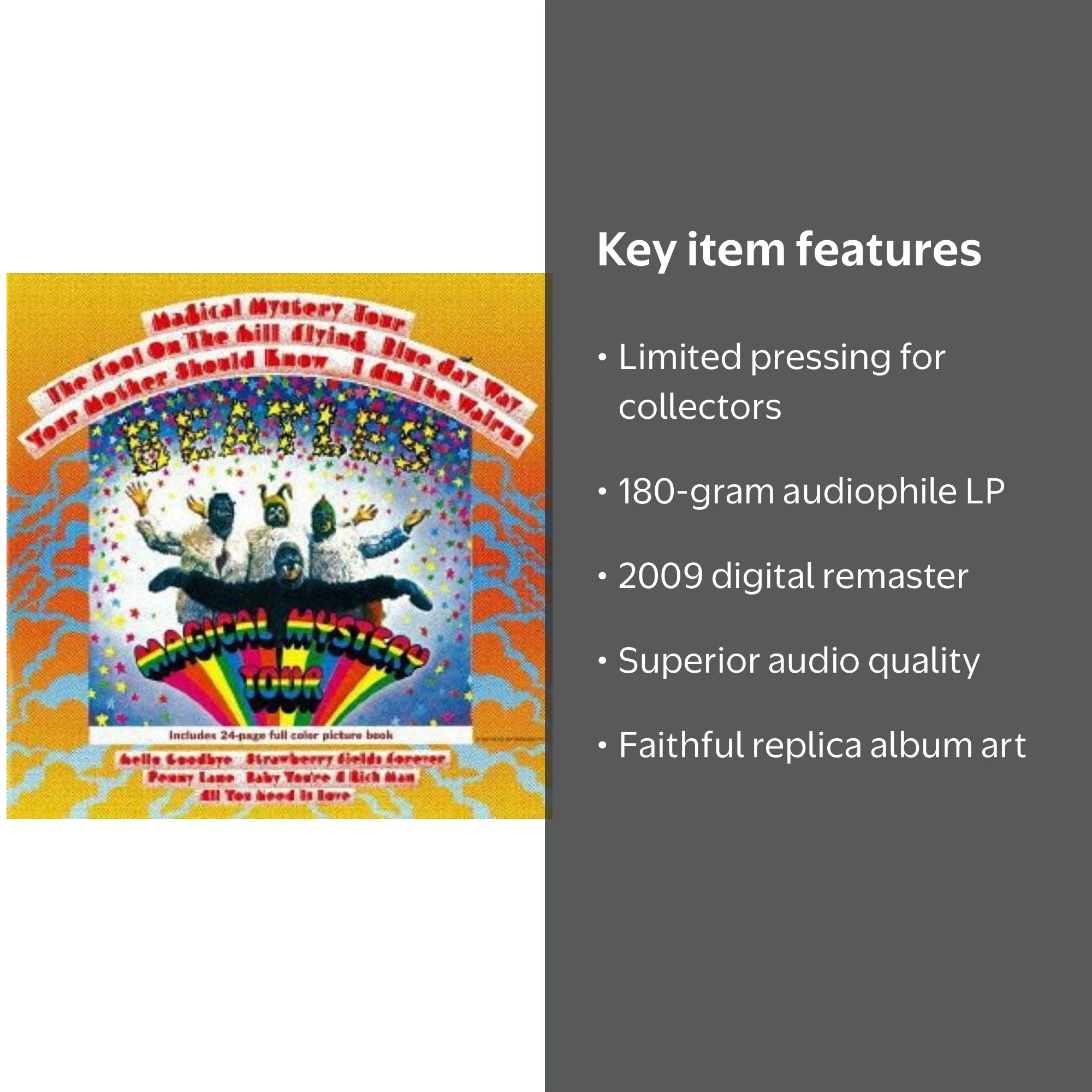 The Beatles - Magical Mystery Tour LP - Limited Edition 180-gram