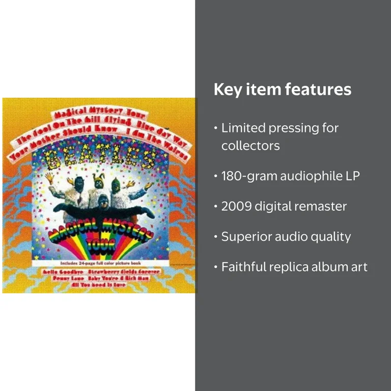 The Beatles - Magical Mystery Tour LP - Limited Edition 180-gram