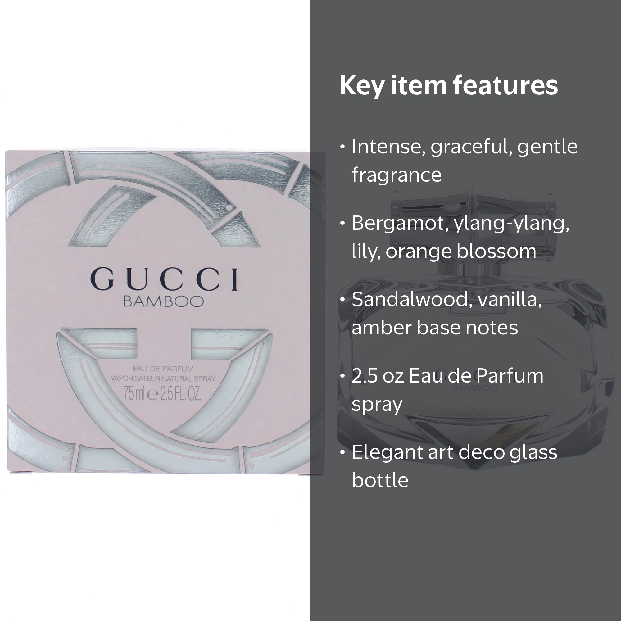 Gucci, Bamboo 2.5 Edp Sp, Floral Woody Scent, 2.5 oz - Walmart.com